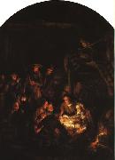 REMBRANDT Harmenszoon van Rijn, Adoration of the Shepherds